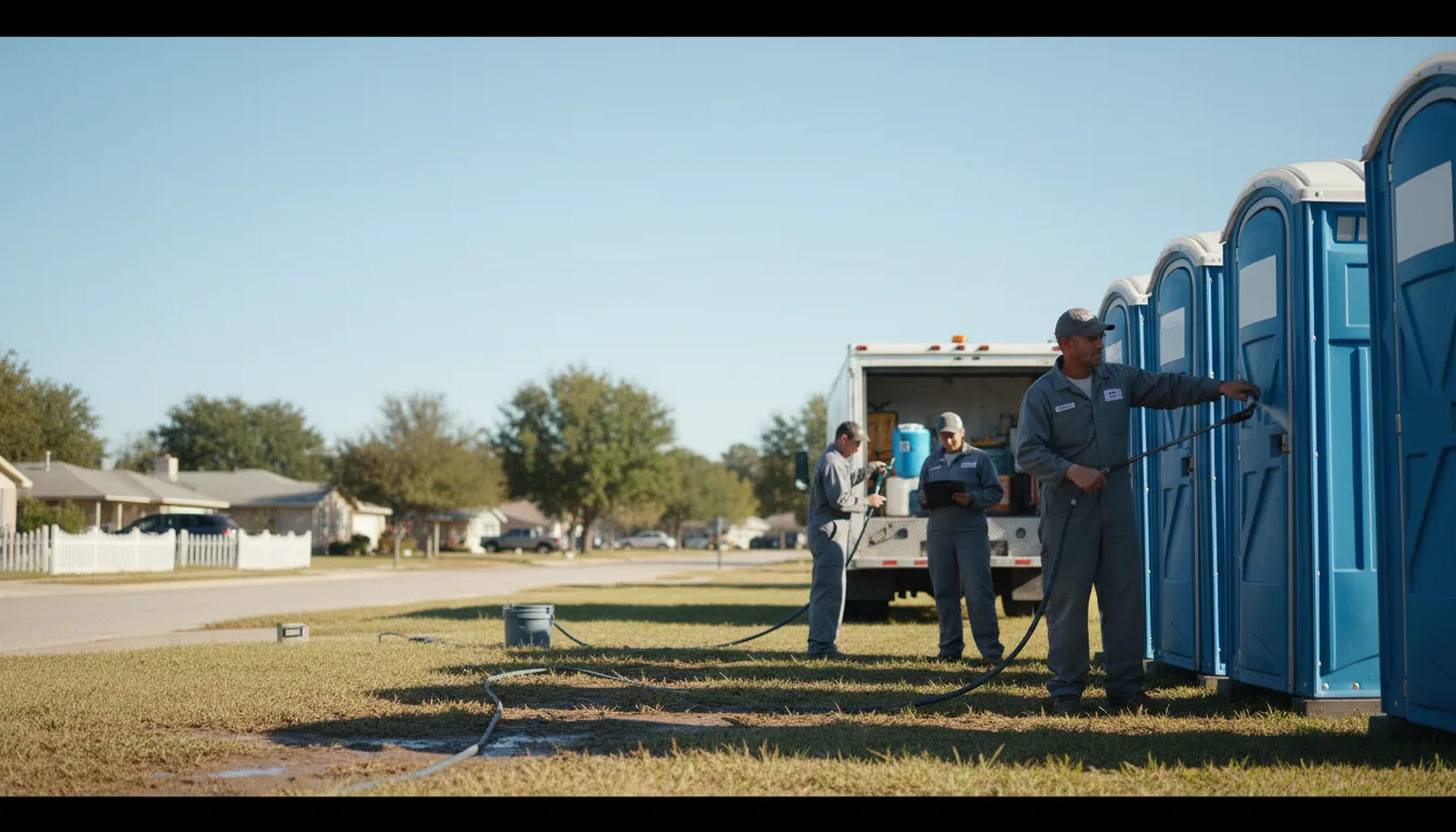 Long-Term Portable Toilet Rental in Sterling, OK near me